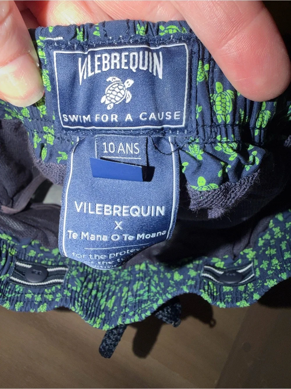 Vilebrequin Boy’s 2 piece Swim Trunks Turtles Fish Size 10 - Picture 4 of 8